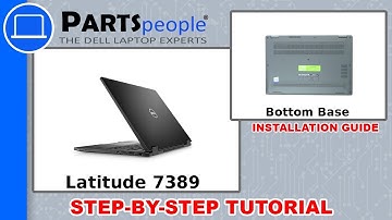 Dell Latitude 7389 (P29S001) Bottom Base How-To Video Tutorial
