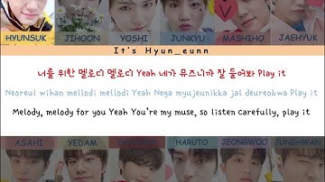 Darari (다라리) - TREASURE (트레저) (Han/Rom/Eng) Color Coded lyrics