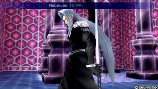 Final Fantasy Dissidia Cloud vs Sephiroth Both Lv 100 Replay