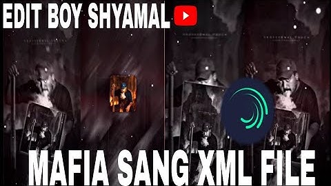 #Mafia Song xml File Alight Motion🔰 New Etitude xml File Alight Motion 😎😡 New Trending Xml File #xml