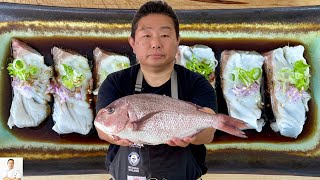 Japanese Sea Bream Carpaccio From Heaven  How To Make Sushi Series