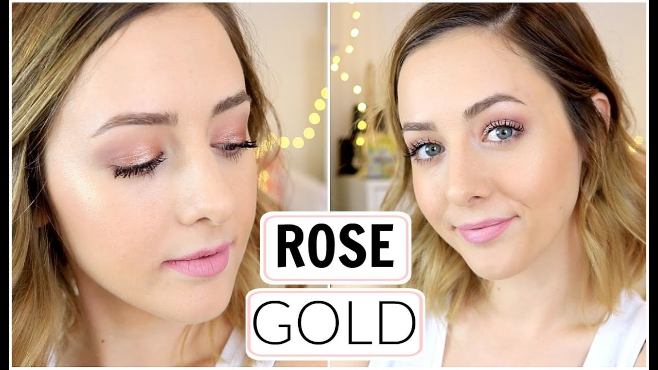 Spring Rose Gold Makeup Tutorial! - YouTube
