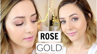 Spring Rose Gold Makeup Tutorial!