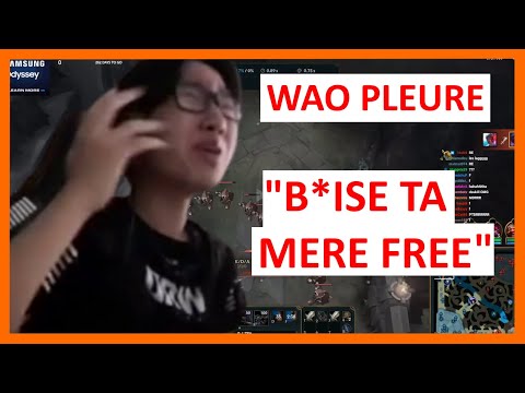 ? Wao PLEURE de RAGE et INSULTE à cause de sa connexion ?