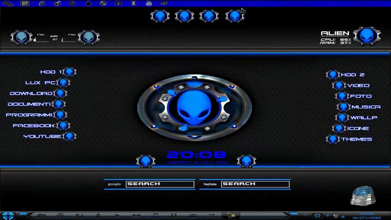 rainmeter alienware rainmeter alienware
