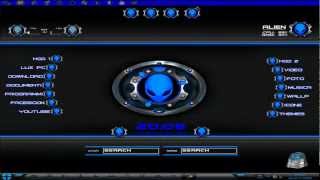 \ ALIENWARE PRODIGY /  [RAINMETER] [BLUE AND RED]