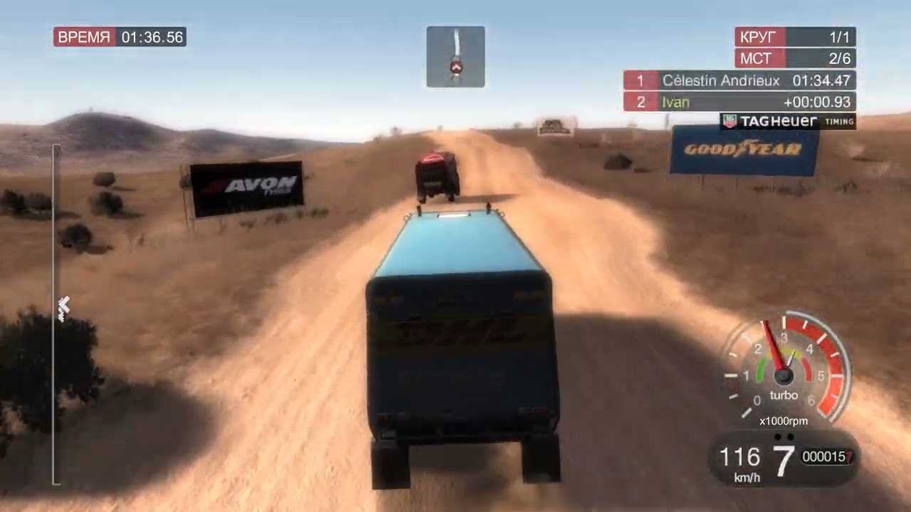 Colin McRae Dirt  Уровень 4  12 трасса  BF Goodrich T4 RAID America  Lower Otay Lake  1 попытка