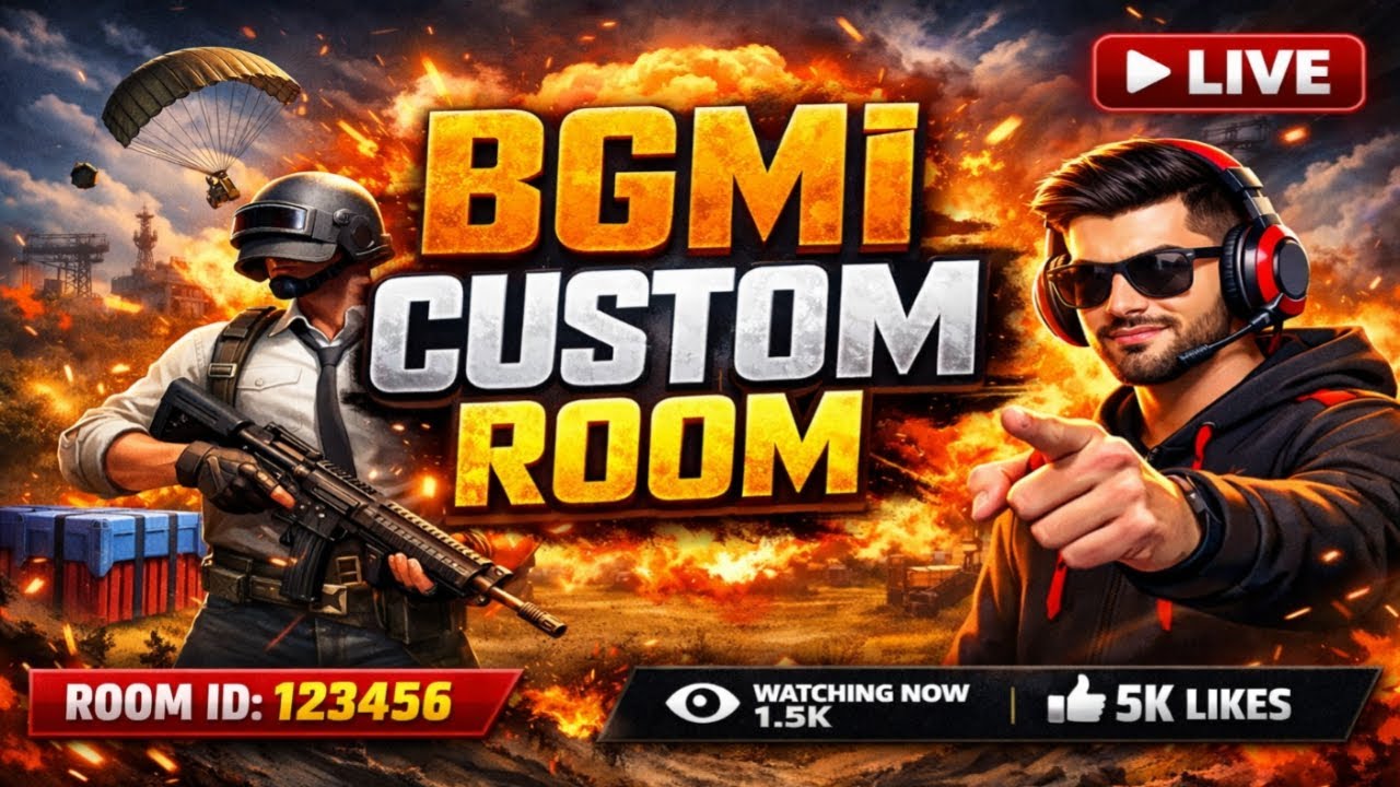 BGMI LIVE CUSTOM ROOM || Custom Rooms || PUBG LIVE CUSTOM ROOMS 