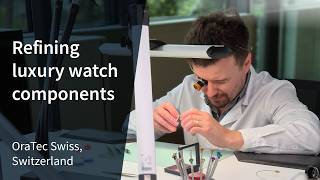 Customer Story | OraTec Swiss | Engraving of watch components