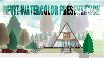 REVIT PROJECT PRESENTATION _ FACADES AND SECTIONS-COLORS, DEPTH, SHADOWS, BIRD SILHOUETTES