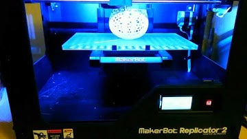 My Replicator 2 Printing in Timelapse
