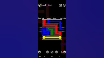 How To Solve Flow Free 1 Warps Sampler Level 18 5x5 Board Easy Walk Through Solution Walkthrough