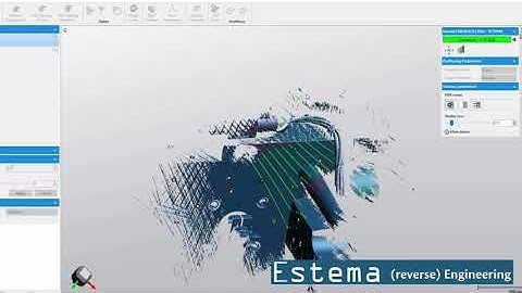Estema 3D scanning with Creaform HandyScan Black Elite  inside injection molding machine