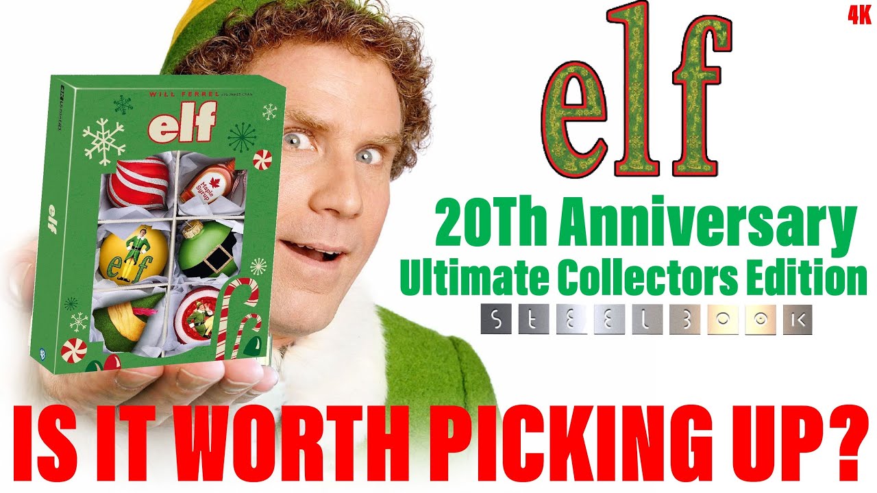 Elf 20th Anniversary Ultimate Collector's Edition steelbook unboxing