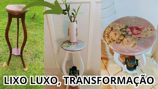 DIY Do lixo ao luxo |  Mesinha