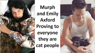 Murph and Emily Axford proving to everyone they are cat people  Naddpod Campaign 1