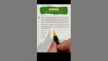 ASVAB Arithmetic Reasoning solution #18 #short