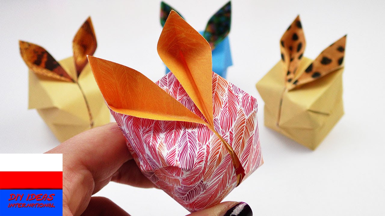 DIY International zajączki wielkanocne z origami