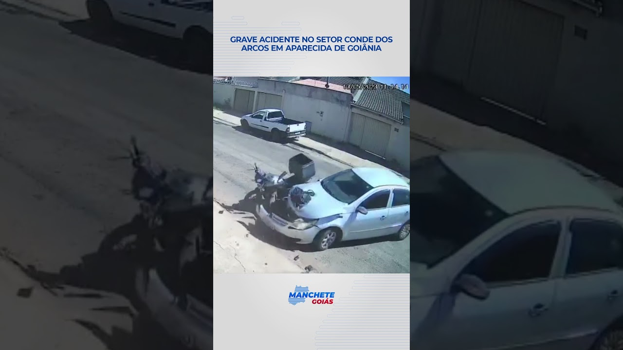 GRAVE ACIDENTE NO SETOR CONDE DOS ARCOS EM APARECIDA DE GOIÂNIA