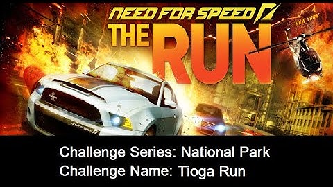NFS The Run: National Park Challenge Series - Tioga Run