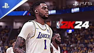 NBA 2K24 Gameplay PS5 - The Brilliance of  D'Angelo Russell Continues | Lakers vs Warriors