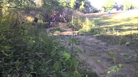 Garrett and Jeremy on bmx
