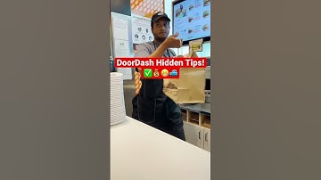 DoorDash Hidden Tips! ✅💰😁🥞🚙 #shorts