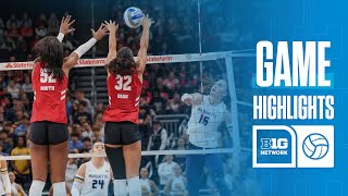 Wisconsin vs. Marquette | HIGHLIGHTS | Big Ten Volleyball | 09\/17\/2025