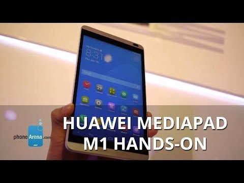 Huawei MediaPad M1 hands-on: an 8-inch looking HTC One