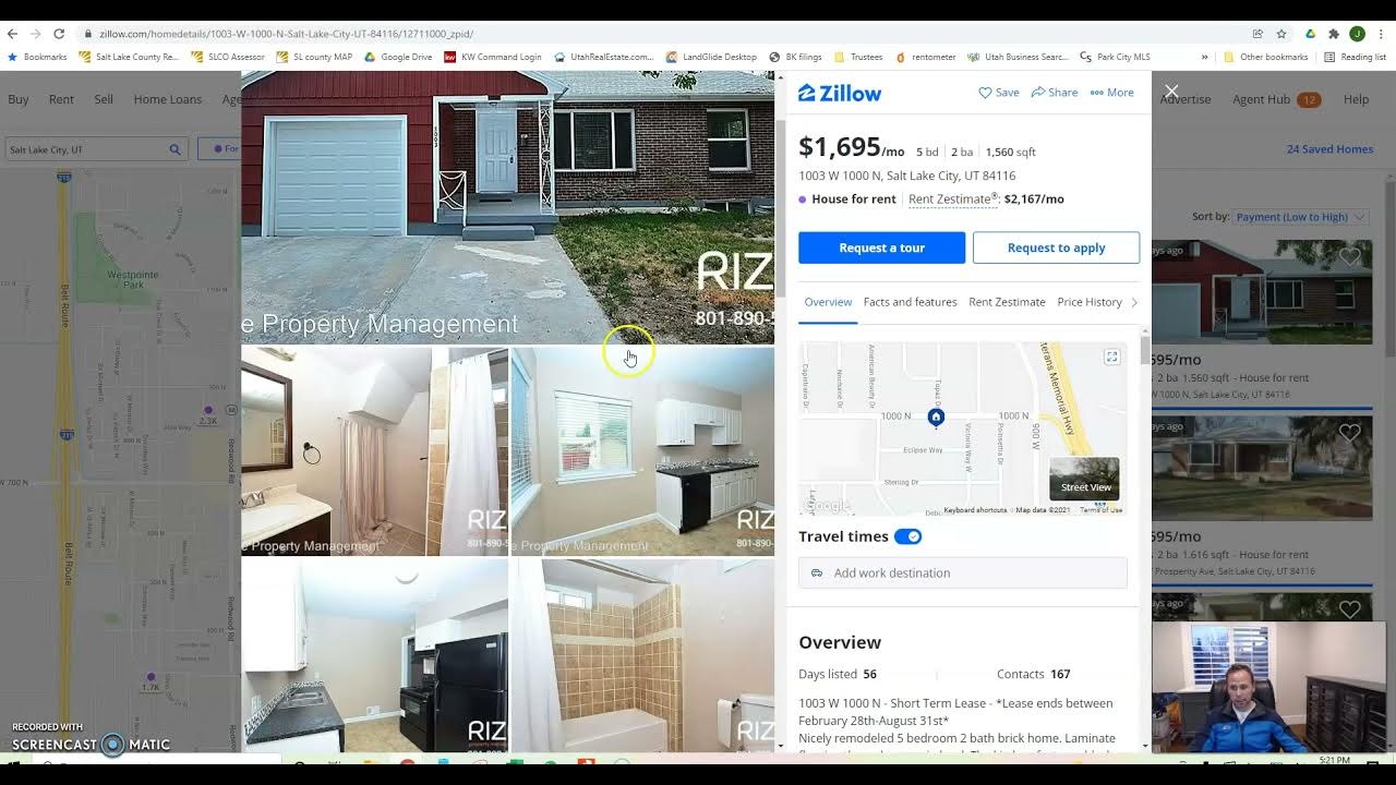 rental comps using zillow & Rentler YouTube