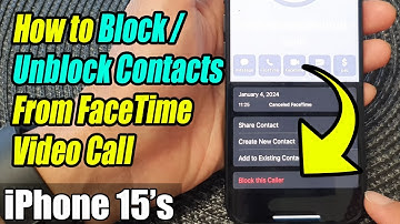 Mastering FaceTime: How to Block/Unblock Contacts on iPhone 15 (iOS 17) for Ultimate Privacy