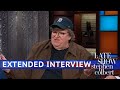 Extended Interview: Michael Moore Talks With Stephen Colbert