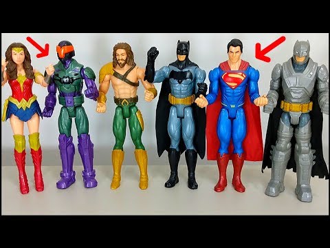 Review Bonecos Batman VS Superman - Batman, Superman, Aquaman, Mulher Maravilha, Lex Luthor