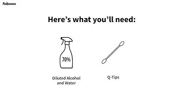 Fellowes Powershred 125Ci Shredder - How to Clean the IR Sensor