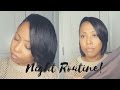 RELAXED HAIR: NIGHT ROUTINE FOR HEALTHY HAIR GROWTH