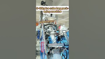 5-10kg ice cube packaging machine factory #icepackingmachine