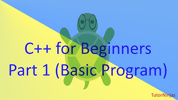 TutorNinjas : C++ for beginner part 1 (basic program)