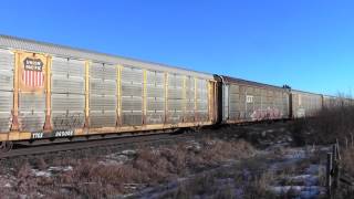 VERY RARE!!! CN 2106 5467 & 5483 Leads CN 401 West At Mile 251.43