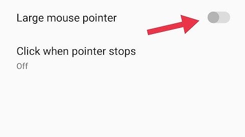OnePlus Ace Racing Accessibility setting, How to enable & Disable large mouse pointer   in OnePlus A