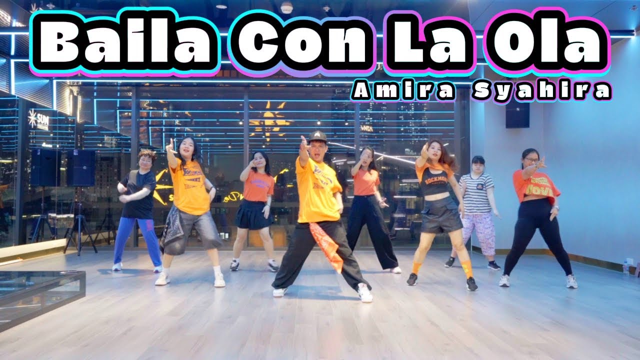 Baila Con La Ola - Amira Syahira Ft. NasrulSyahmi | Zumba Fitness | Zin Jack Gurung🇮🇳