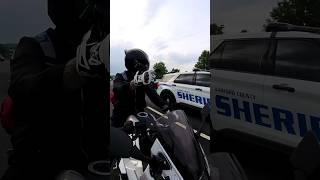 cool cop interaction…but i didn’t want to risk it 😅🚔#motorcycle #bikelife #bikesvscops  #motovlog