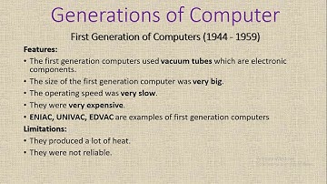 Generation of Computer | First Generation Computer & Second Generation Computer | Grade 5 6 Computer