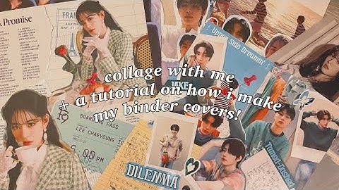 collage binder covers with me! (+ a not so little tutorial)
