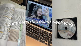 midterm exam week vlog ♡ cbse grade 12 commerce⋆⭒˚｡⋆ study with me ⋆⭒˚｡⋆