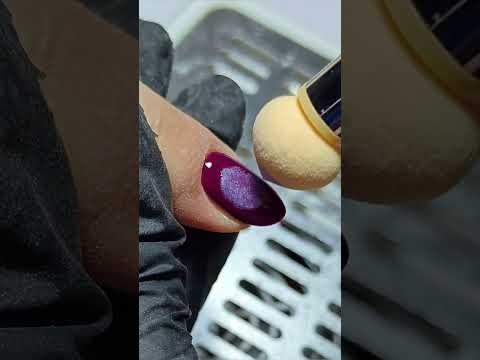 Purple aura nails