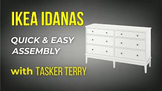 IKEA IDANAS 6 Drawer Dresser Assembly Guide (2026) | Step-by-Step with Tasker Terry