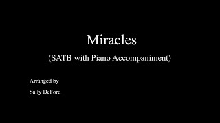 Miracles - SATB with Piano Accompaniment