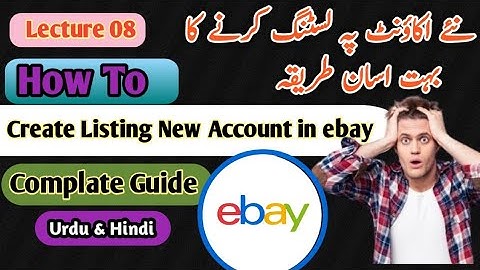 How to Listing On EBAY New Account For Beginners Professionally in 2024 Step By Step Full Tutorial.