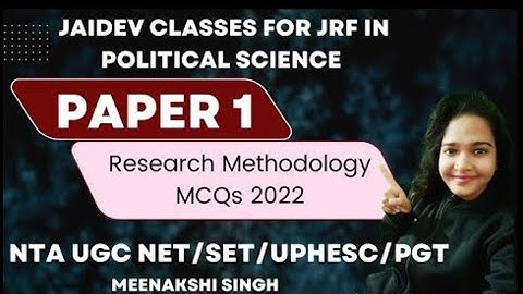 Expected MCQs on Research Aptitude I NTA UGC NET Political Science 2022 i Meenakshi Singh