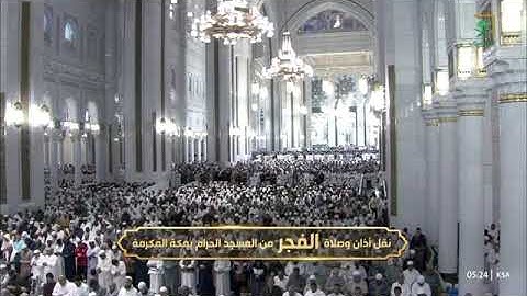صلاة الفجرمن رحاب المسجد الحرام فضيلة الشّيخ بدر التركي سورة الجمعة كاملة يوم الجمعة ٢١ رمضان ١٤٤٦